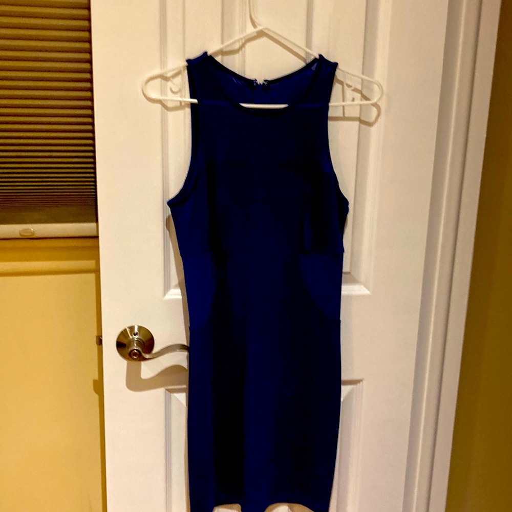 Short royal blue dress